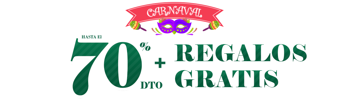 HASTA El 70% DTO. REGALOS GRATIS